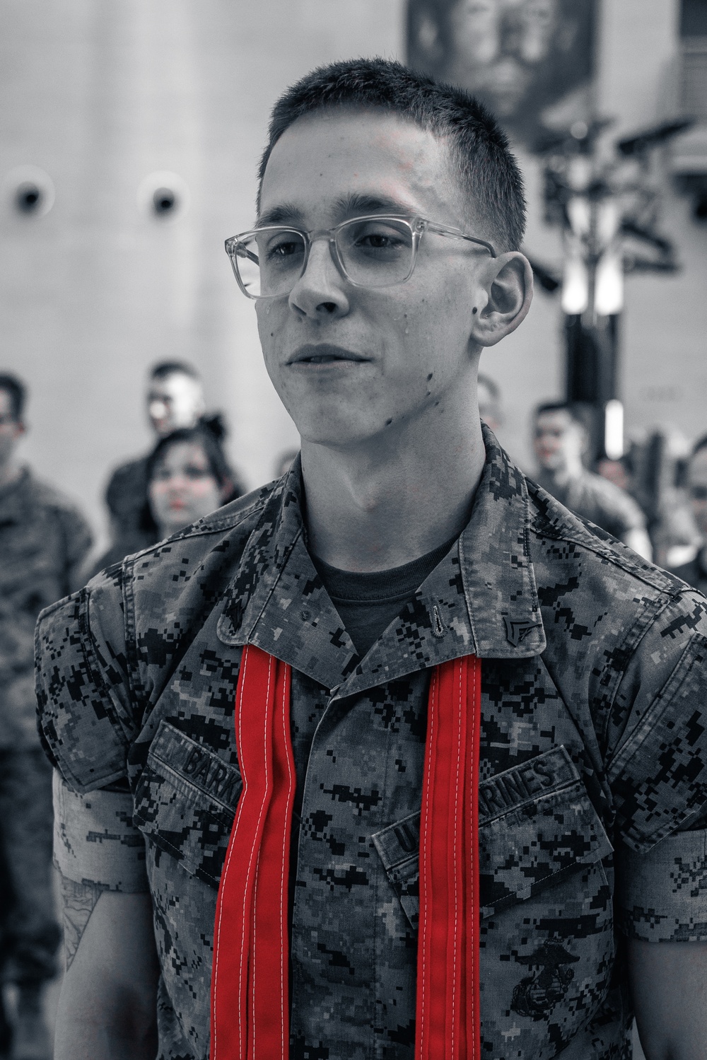 Combat photographer Lance Cpl. Joshua Barker promotes to Corporal