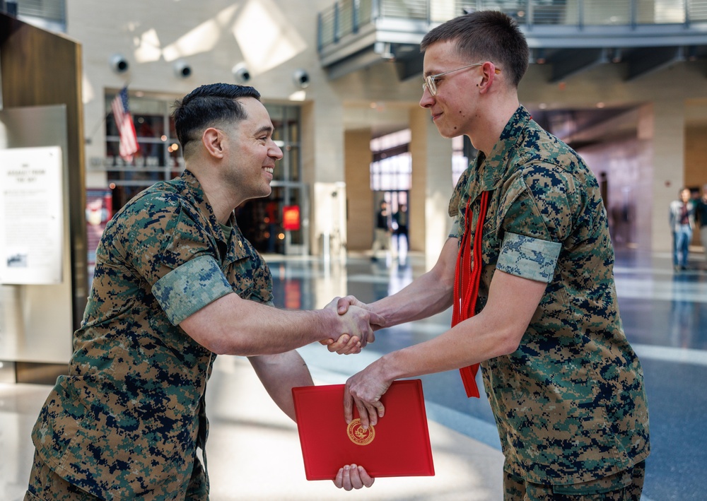 Combat photographer Lance Cpl. Joshua Barker promotes to Corporal