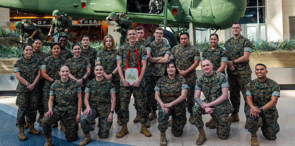 Combat photographer Lance Cpl. Joshua Barker promotes to Corporal