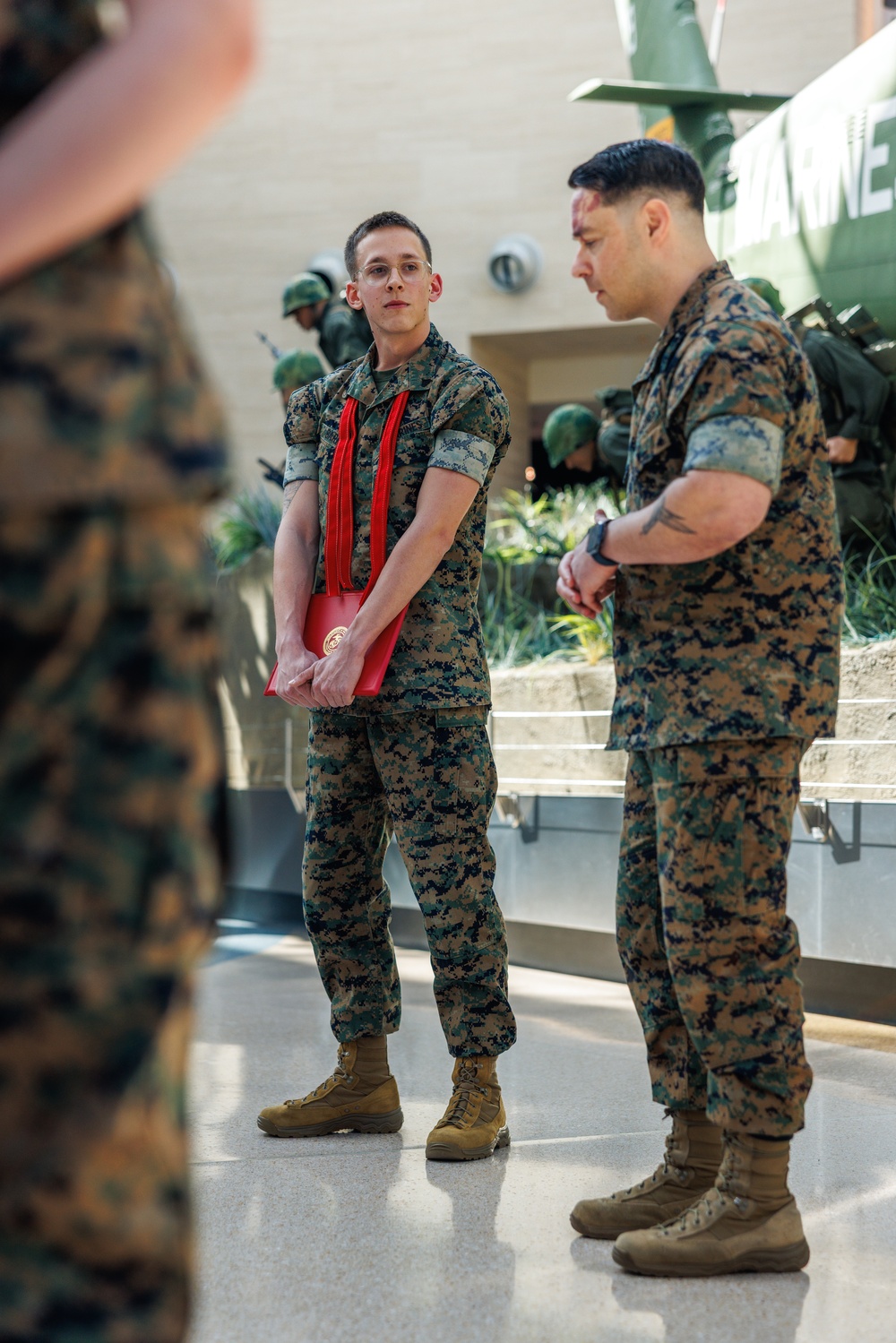 Combat photographer Lance Cpl. Joshua Barker promotes to Corporal