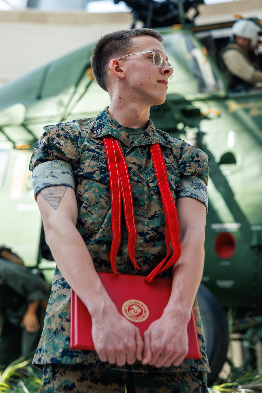 Combat photographer Lance Cpl. Joshua Barker promotes to Corporal