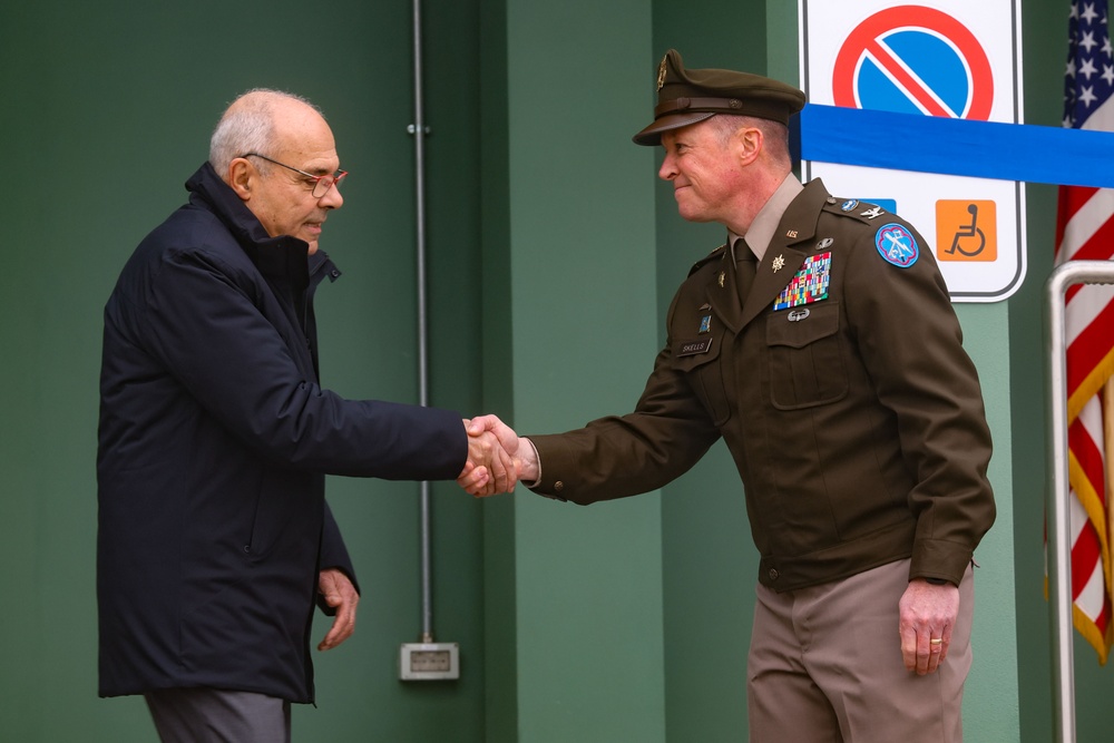 207th Military Intelligence Brigade (Theater) hosts ribbon cutting ceremony to officially open Caserma Matteo Miotto