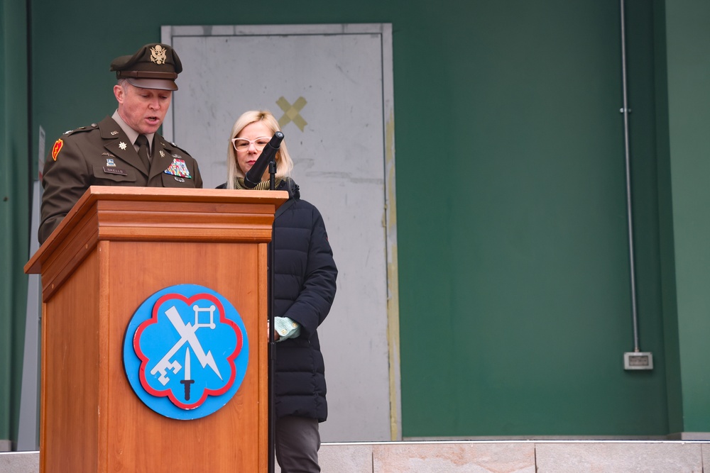 207th Military Intelligence Brigade (Theater) hosts ribbon cutting ceremony to officially open Caserma Matteo Miotto
