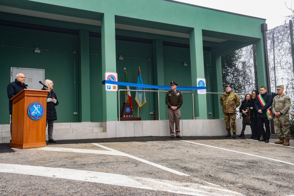 207th Military Intelligence Brigade (Theater) hosts ribbon cutting ceremony to officially open Caserma Matteo Miotto