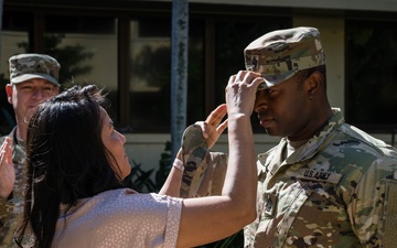 Sgt. Maj. James Geah lateral promotion