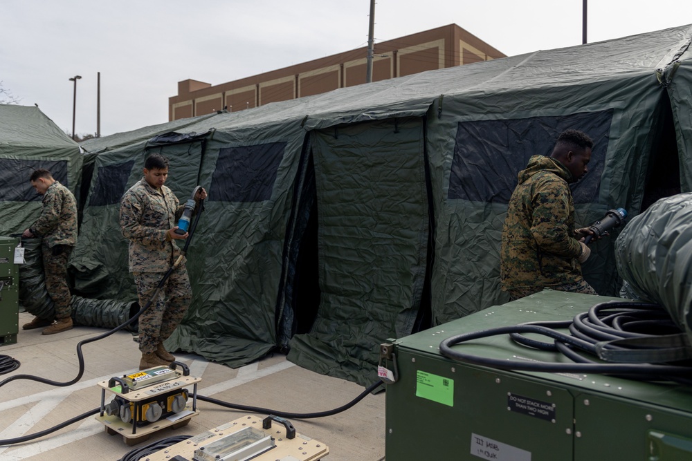 III MSB establishes field feeding site on Camp Mujuk for Freedom Shield