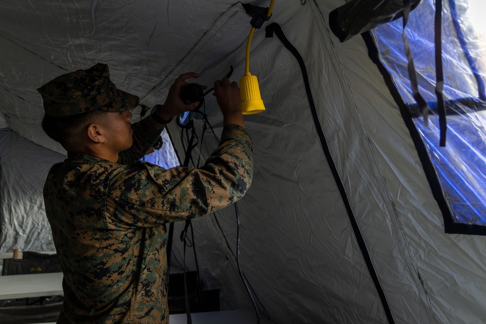 III MSB establishes field feeding site on Camp Mujuk for Freedom Shield