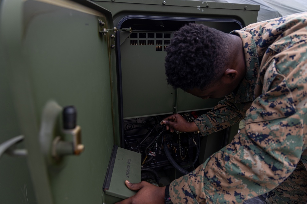 III MSB establishes field feeding site on Camp Mujuk for Freedom Shield