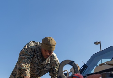 III MSB conducts routine cleaning and maintenance on tactical vehicles