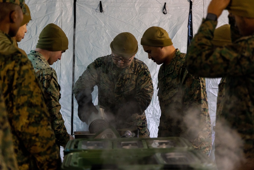 III MSB operates field feeding site on Camp Mujuk for Freedom Shield