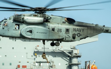 USS Lewis B. Puller conducts flight quarters