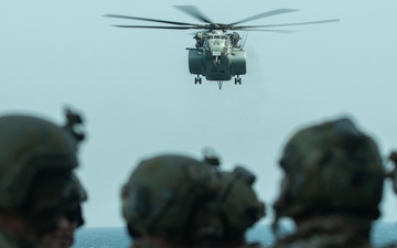 Lewis B. Puller conducts flight quarters