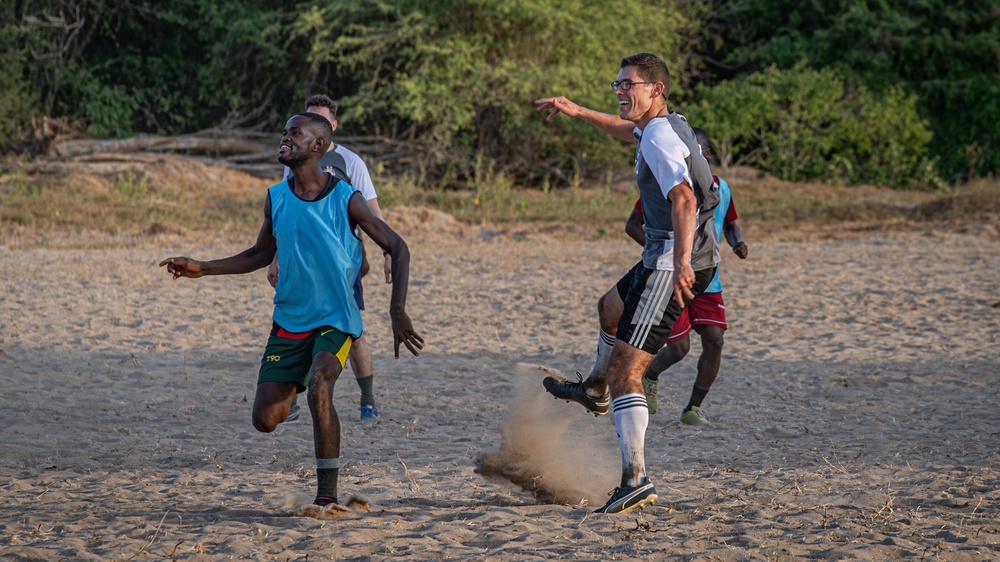 US, Kenya unite for football match, strengthen partnership