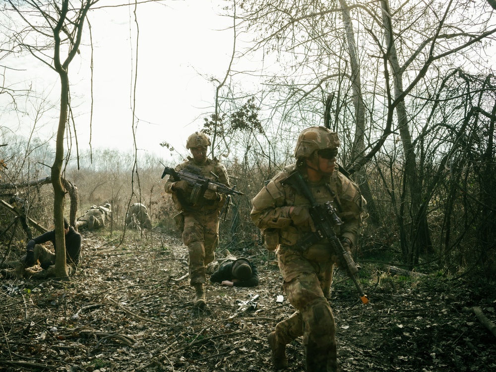 Sky Soldiers Conduct Situational Training Exercises (STX)