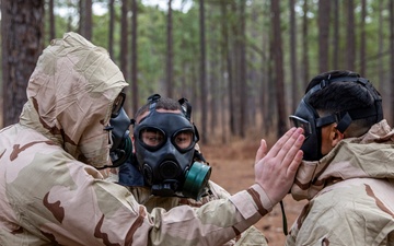 244th Expeditionary Combat Aviation Brigade Soldiers conduct CBRN operations training