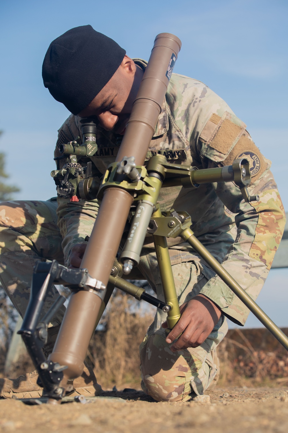 2CR Soldiers conduct Mortar Training and Evaluation