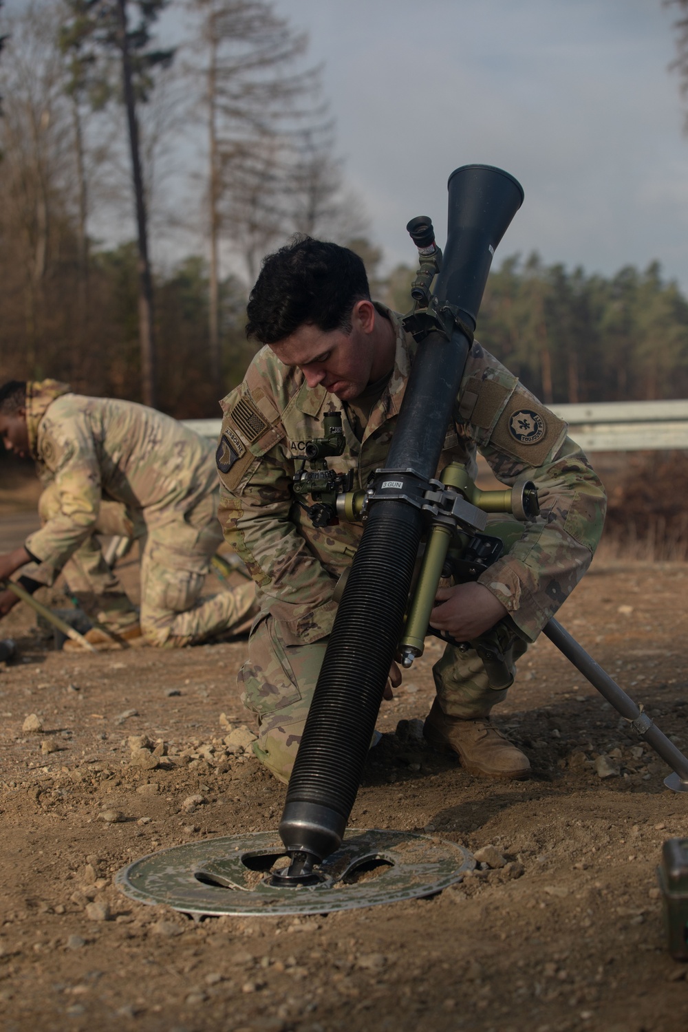 2CR Soldiers conduct Mortar Training and Evaluation