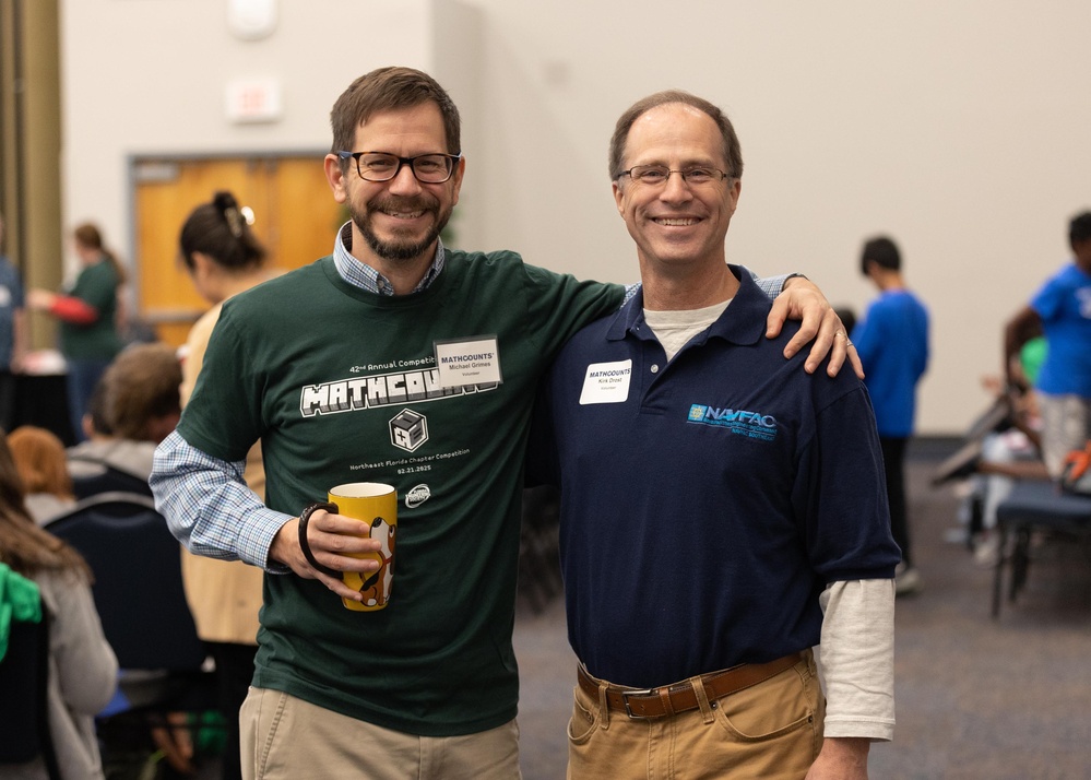 NAVFAC Southeast Volunteers at Local Math Competition