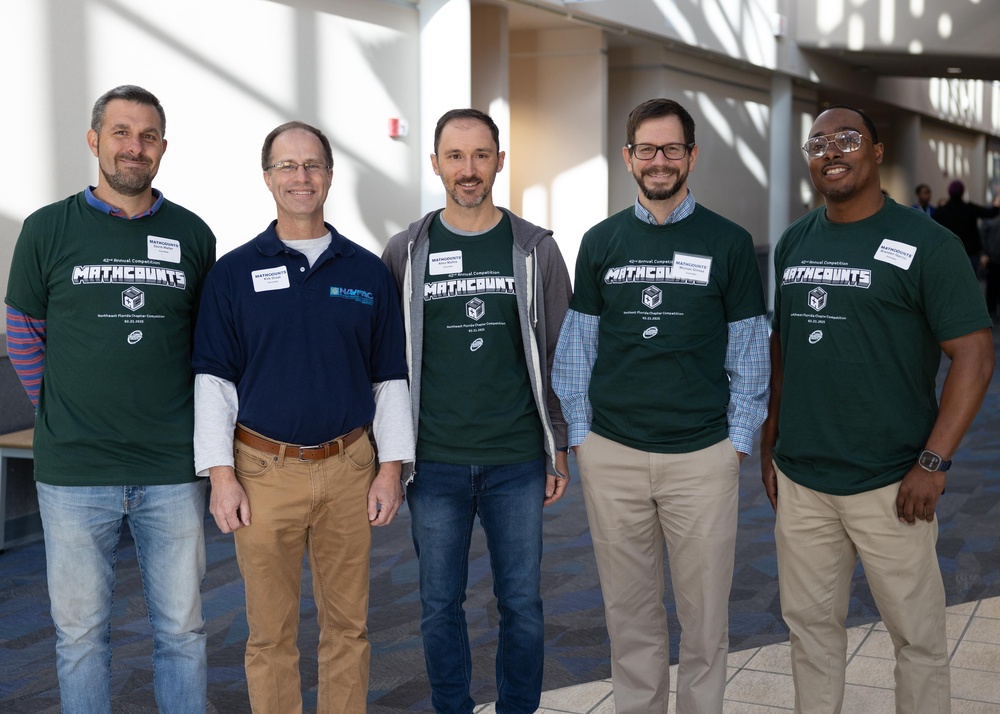 NAVFAC Southeast Volunteers at Local Math Competition