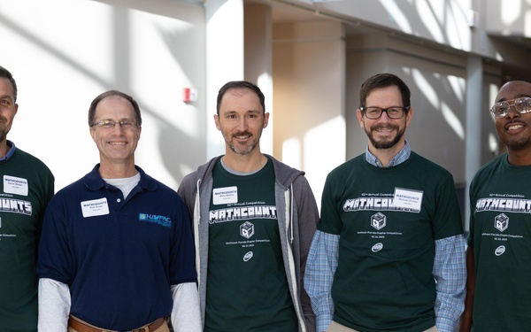 NAVFAC Southeast Volunteers at Local Math Competition