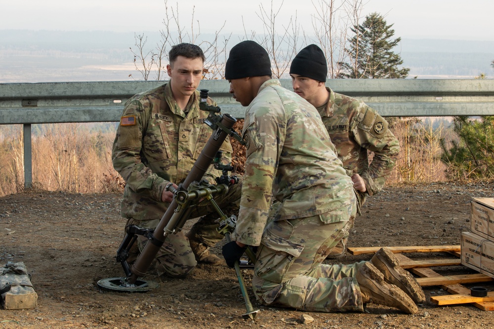 2CR conducts Mortar Training and Evaluation