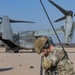 Task Force Associator Soldiers conduct sling-load training with Marines