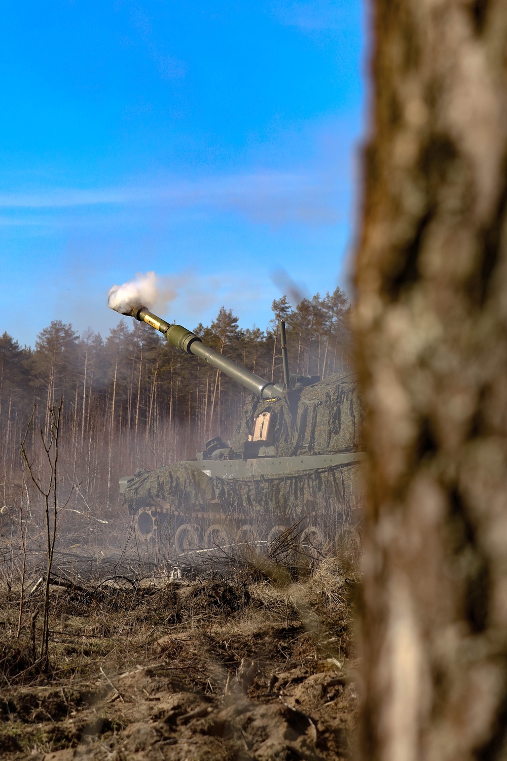 U.S. Army Paladins lethal precision thunders in Latvia and Lithuania