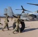 Task Force Associator Soldiers conduct sling-load training with Marines