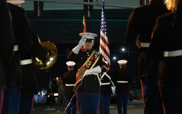 Marine Forces Reserve Band leads the Krewe of Atlas Parade