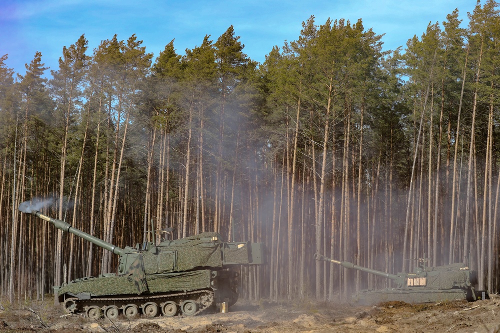 U.S. Army Paladins lethal precision thunders in Latvia and Lithuania