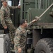 U.S. Marines prepare to return from the LA Fire Clean up