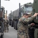 U.S. Marines prepare to return from the LA Fire Clean up