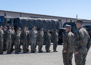 U.S. Marines return home after the LA fire cleanup