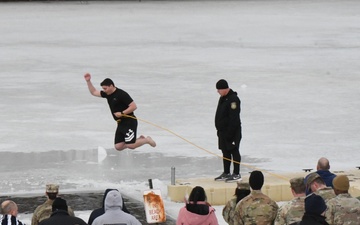 Fort Drum law enforcement takes a plunge to promote