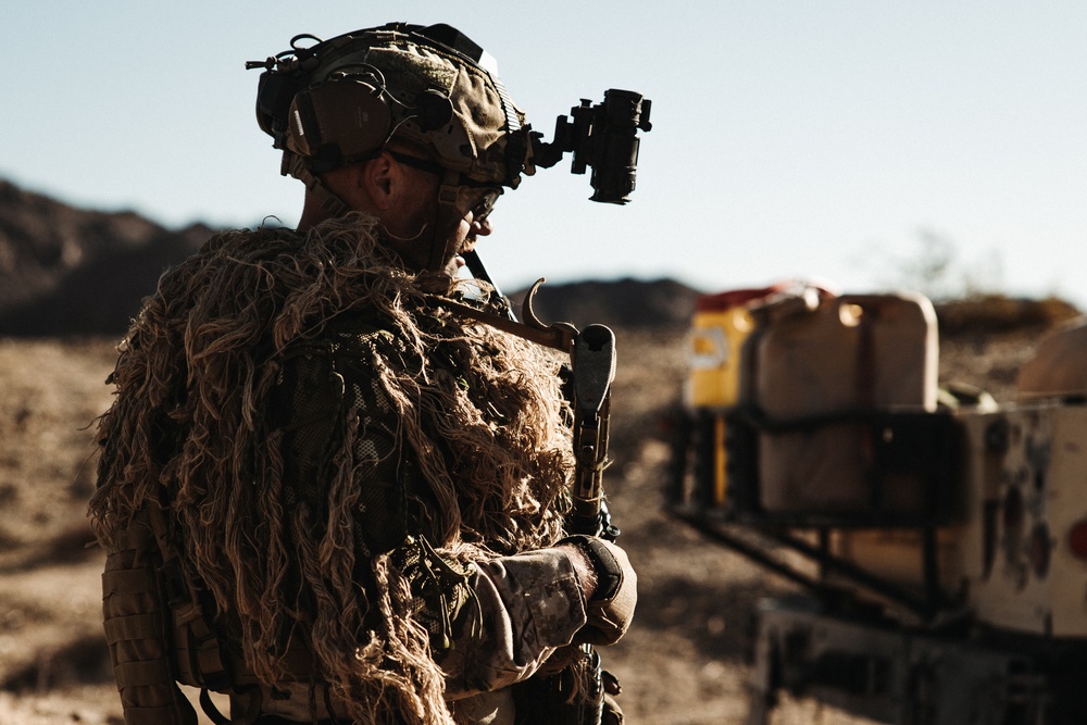7th Marine Regiment competes against 14th Marine Regiment during MAGTF Warfighting Exercise 1-25