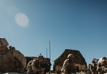 7th Marine Regiment competes against 14th Marine Regiment during MAGTF Warfighting Exercise 1-25
