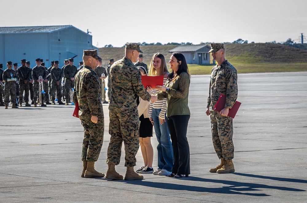 Sgt. Maj. Stewart relief and retirement