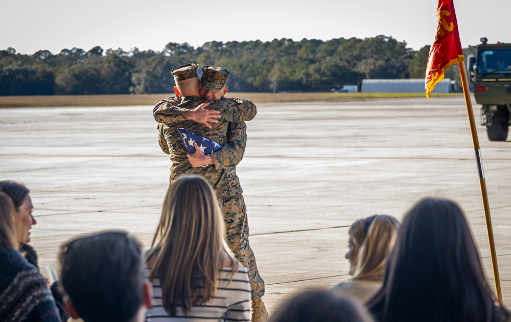 Sgt. Maj. Stewart relief and retirement