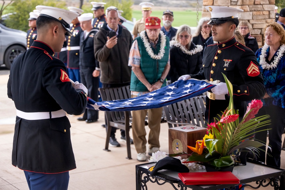 Interment of Maj. Billy C. Hall: SoCal mourns the loss of another one of its decorated WWII, Korea and Vietnam veterans