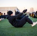 1AD DSB Conducts Physical Fitness Training