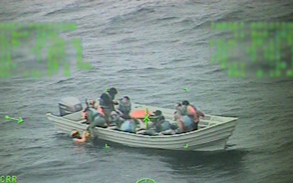 Coast Guard rescues 15 aliens from disabled vessel off San Diego coast