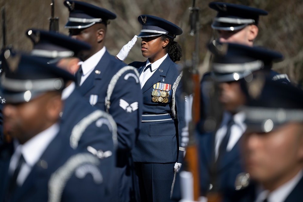 Commander of the Turkish Air Force Gen. Ziya Cemal Kadıoğlu Participates in an Air Force Full Honors Wreath-Laying Ceremony at the Tomb of the Unknown Soldier