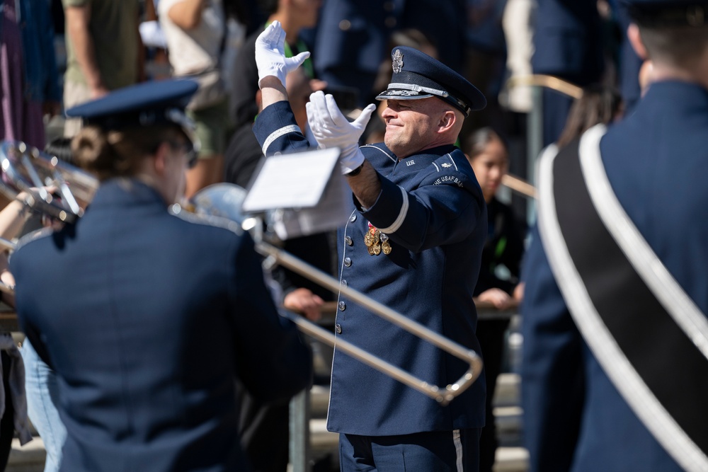 Commander of the Turkish Air Force Gen. Ziya Cemal Kadıoğlu Participates in an Air Force Full Honors Wreath-Laying Ceremony at the Tomb of the Unknown Soldier