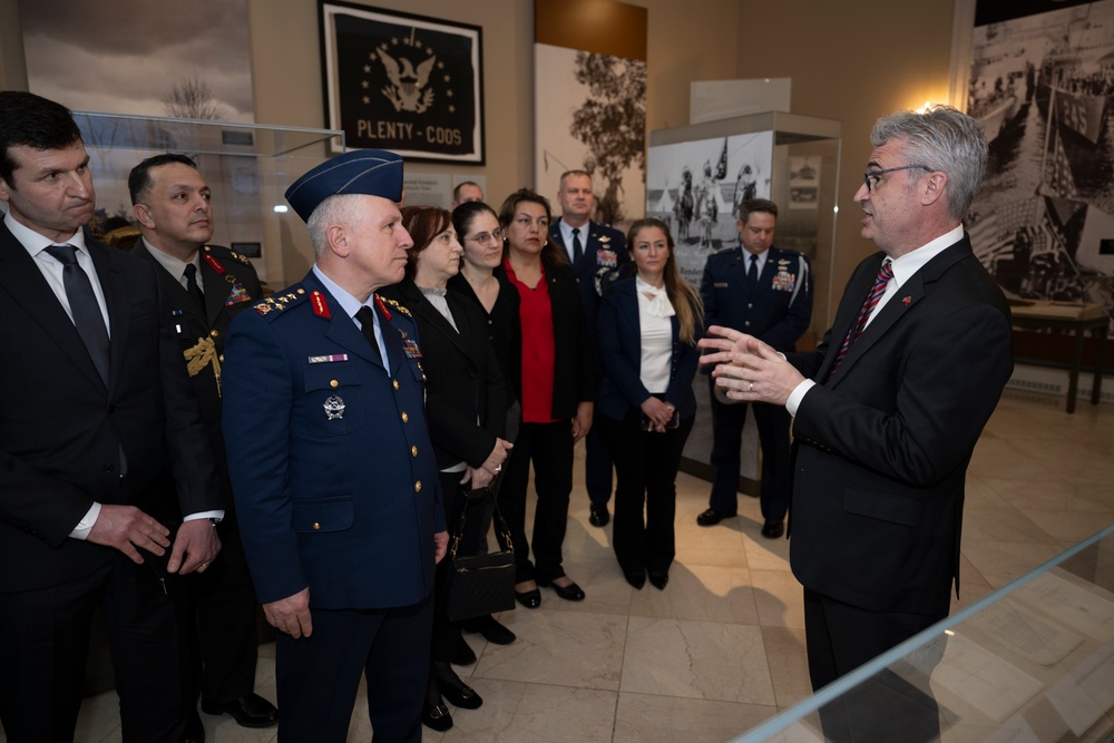 Commander of the Turkish Air Force Gen. Ziya Cemal Kadıoğlu Participates in an Air Force Full Honors Wreath-Laying Ceremony at the Tomb of the Unknown Soldier