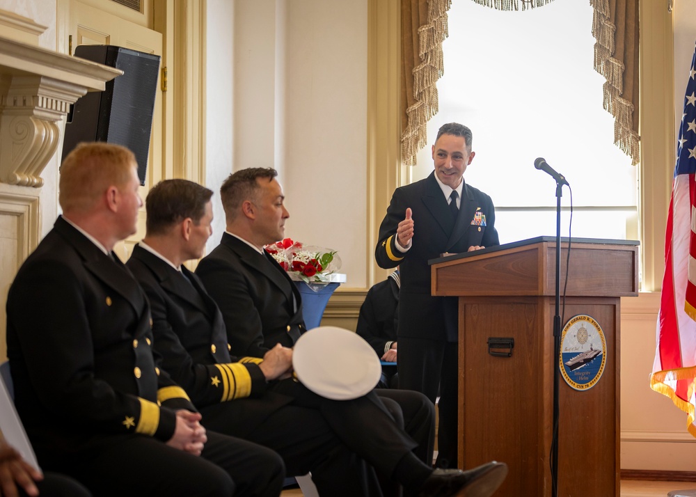 Carrier Strike Group 12 holds Change of Command Ceremony