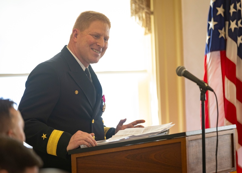 Carrier Strike Group 12 holds Change of Command Ceremony