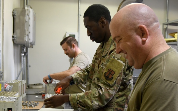 145 MXS perform flare teardown