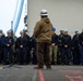 USS Ronald Reagan (CVN 76) Sailors attend a safety all-hands call