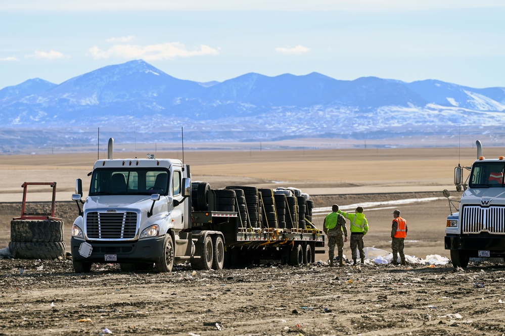 341st Logistics Readiness Squadron disposes of bulk material