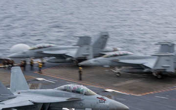 USS Abraham Lincoln conducts flight operations